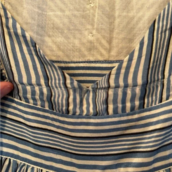 Carolina K Blue Striped Maxi Dress - Picture 8 of 9